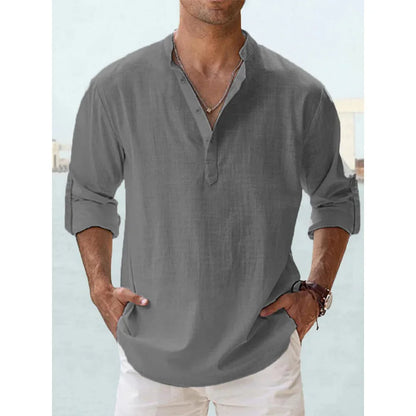 Camisa Linen Breeze | Estilo Casual de Verano para Hombre