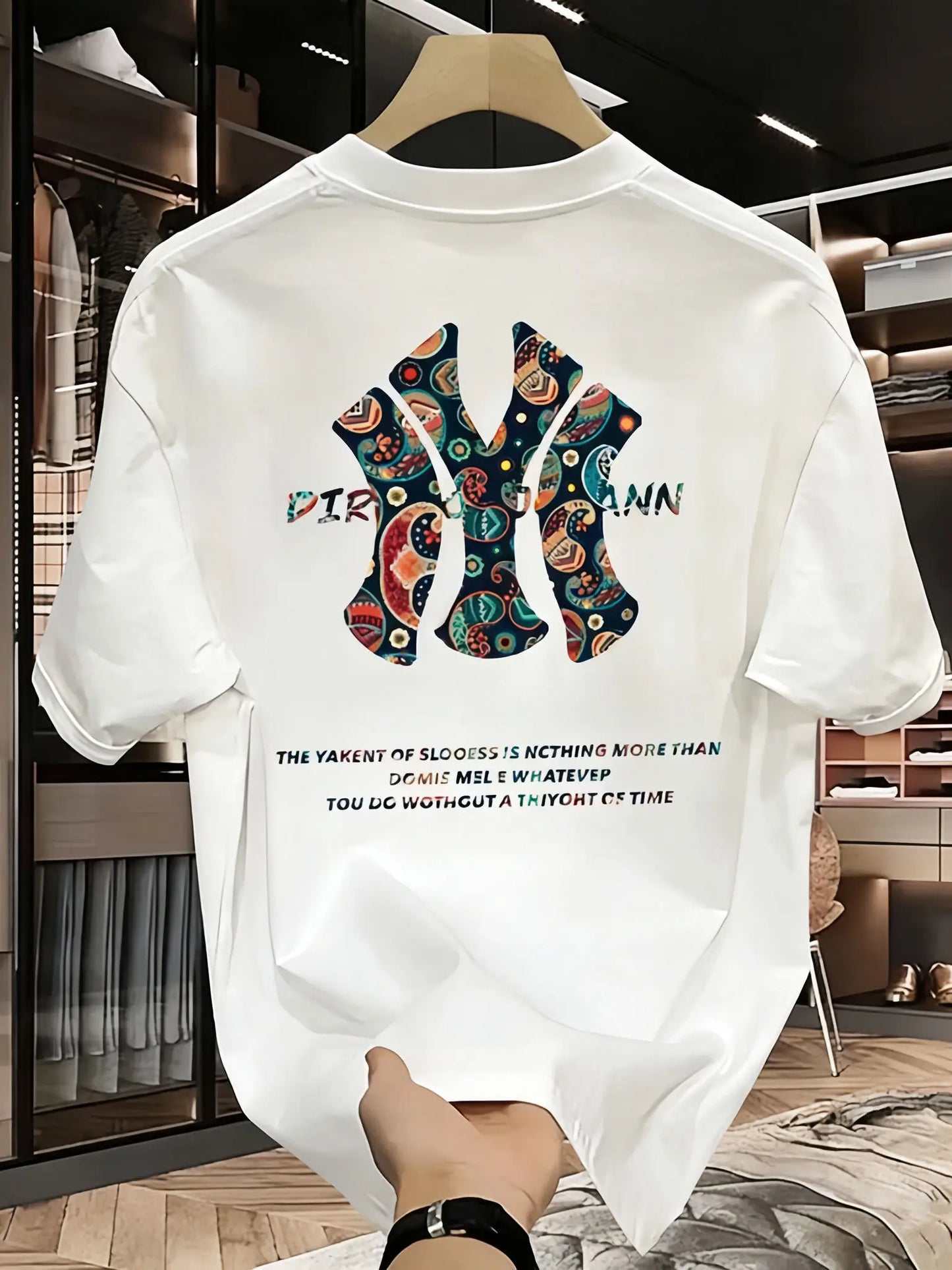Remera Urban Print | Oversize Casual para Hombre