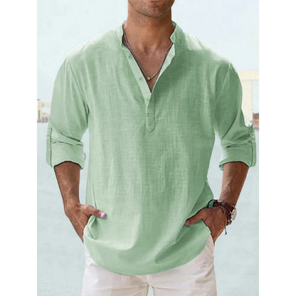 Camisa Linen Breeze | Estilo Casual de Verano para Hombre