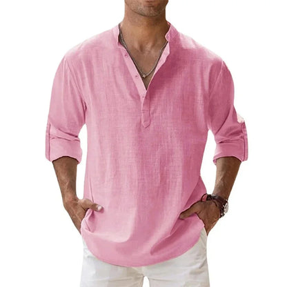 Camisa Linen Breeze | Estilo Casual de Verano para Hombre
