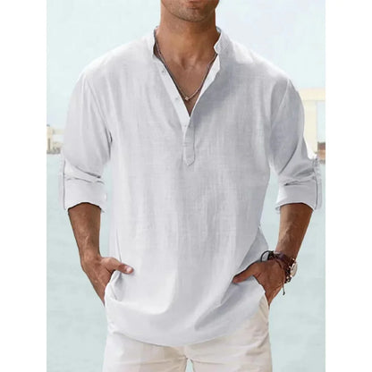 Camisa Linen Breeze | Estilo Casual de Verano para Hombre