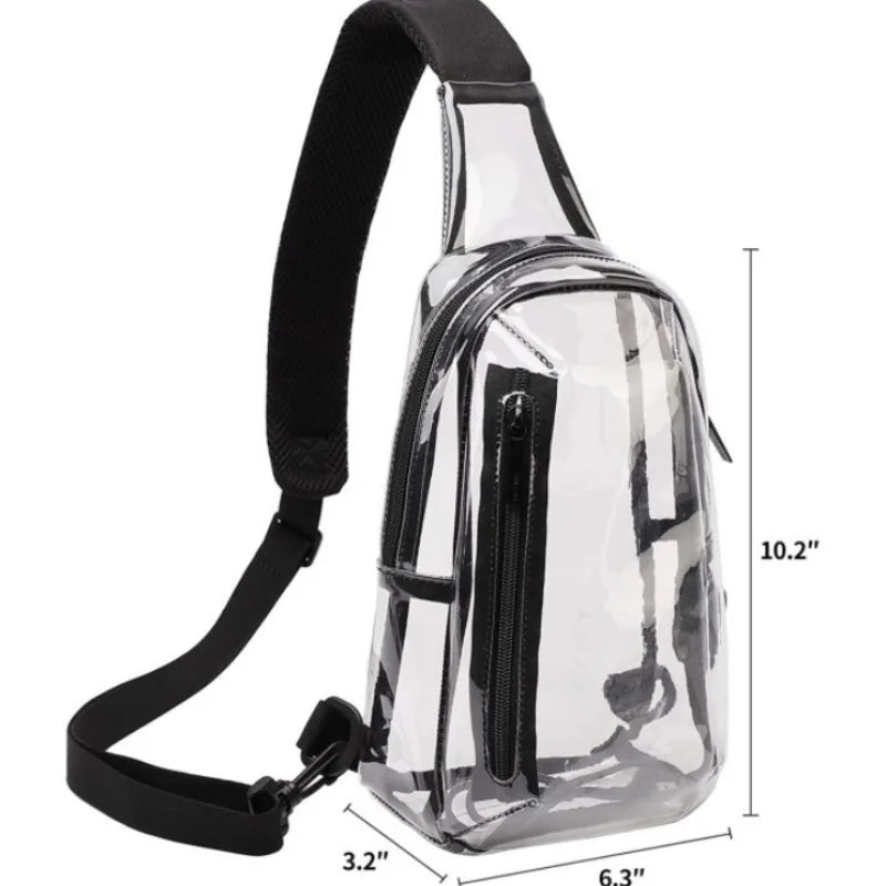 Bandolera Clear Urban | Transparente Unisex Crossbody