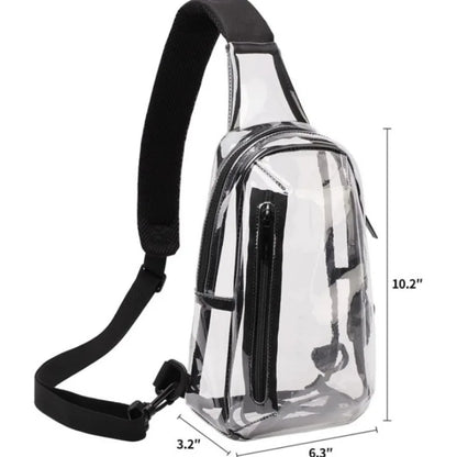 Bandolera Clear Urban | Transparente Unisex Crossbody