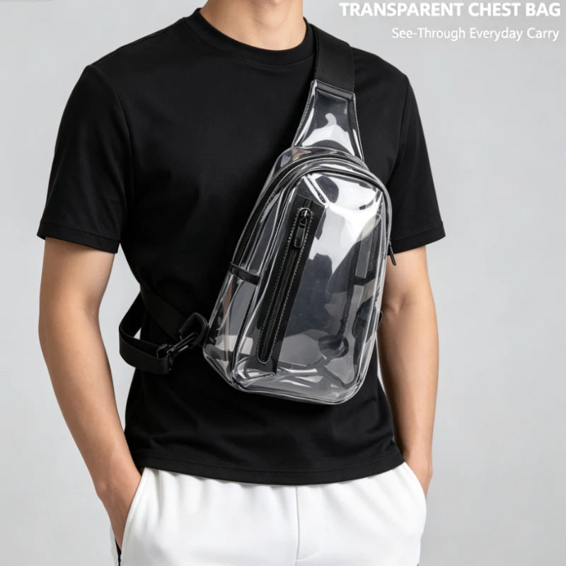 Bandolera Clear Urban | Transparente Unisex Crossbody