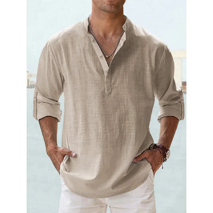 Camisa Linen Breeze | Estilo Casual de Verano para Hombre