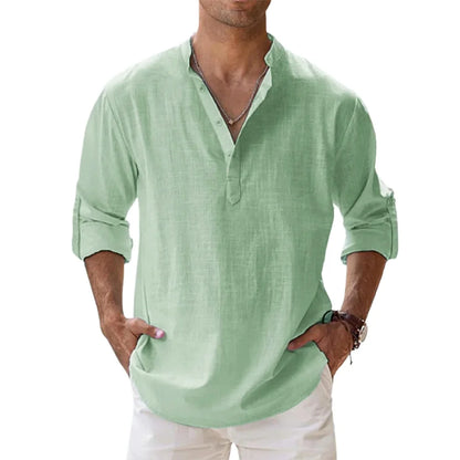Camisa Linen Breeze | Estilo Casual de Verano para Hombre