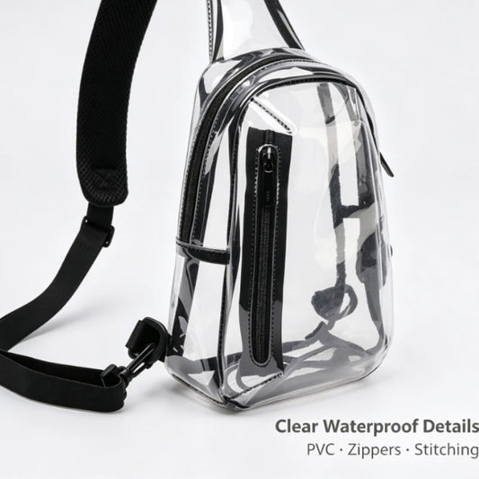 Bandolera Clear Urban | Transparente Unisex Crossbody