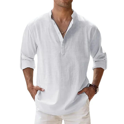 Camisa Linen Breeze | Estilo Casual de Verano para Hombre