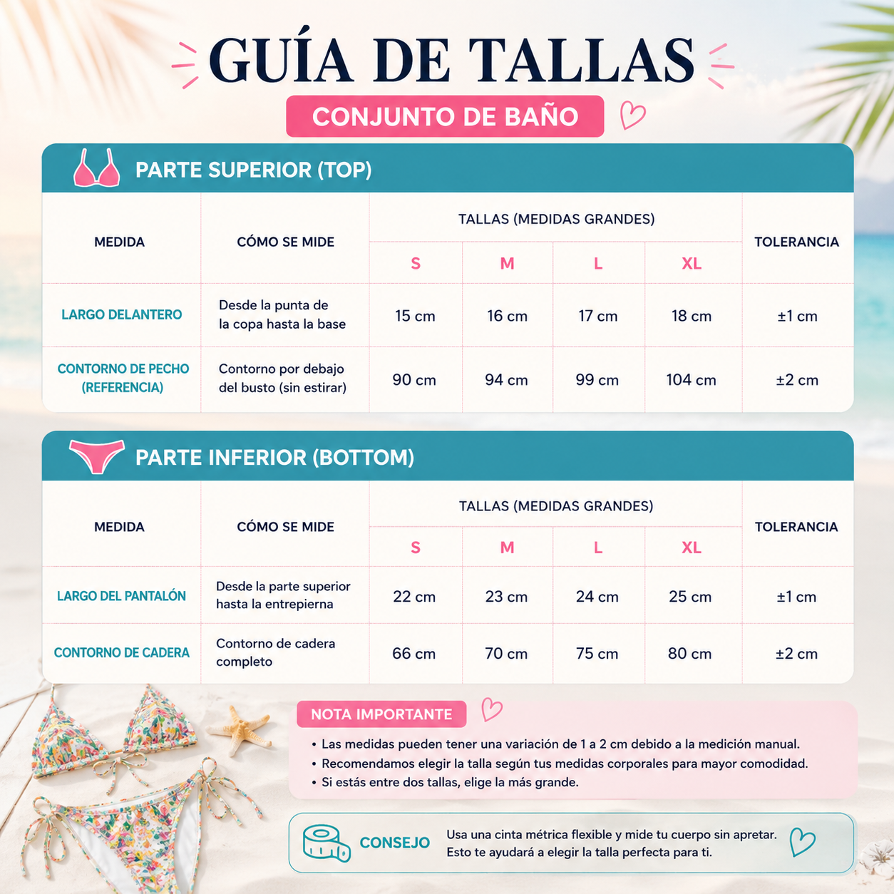 Bikini Floral Riviera | Diseño Triangular con Aros Dorados