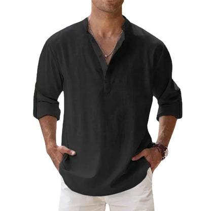 Camisa Linen Breeze | Estilo Casual de Verano para Hombre